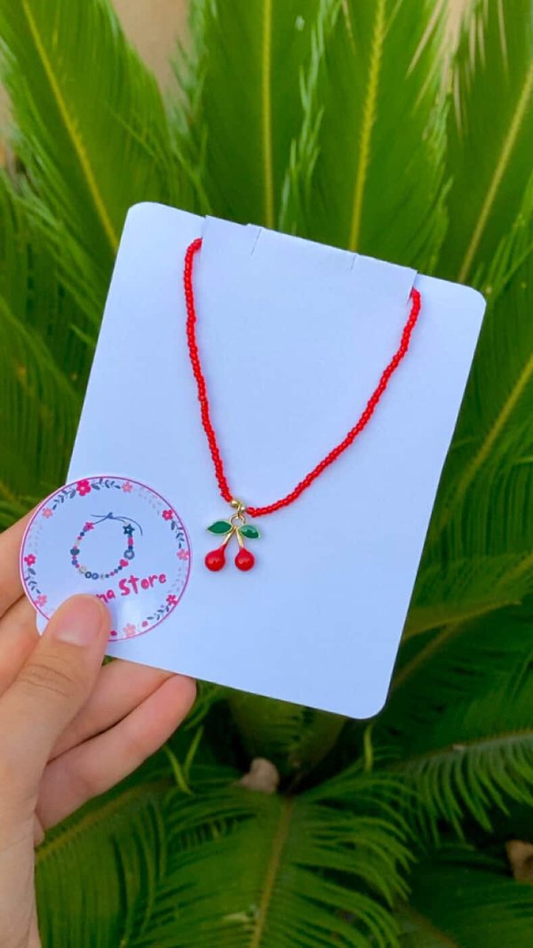 cerise necklace