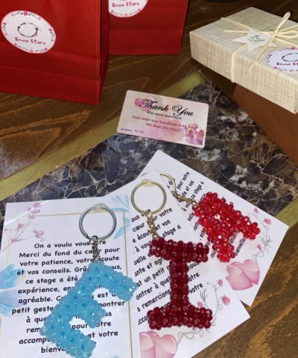 caractere keychain