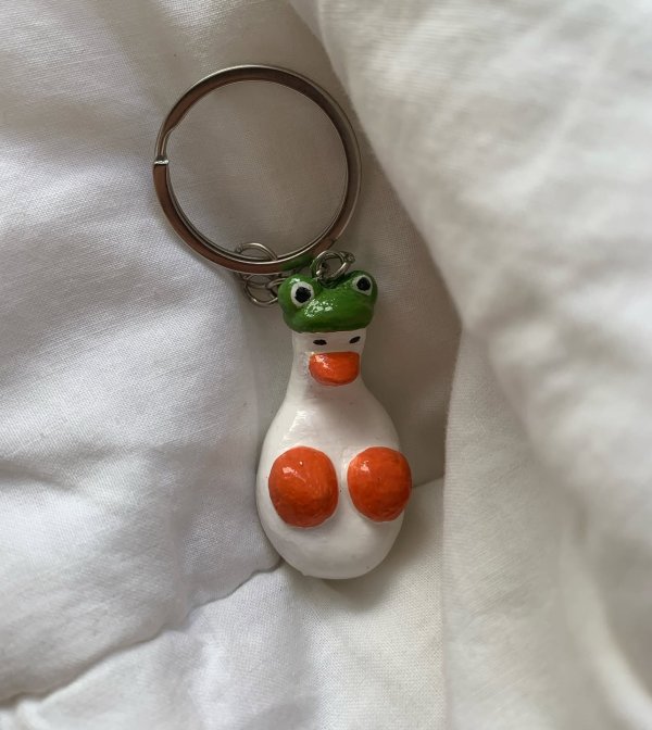 Duck keychain