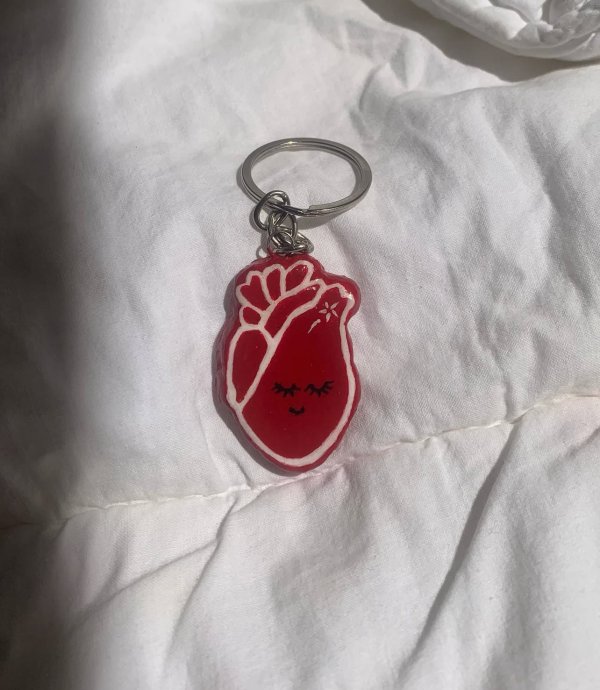 Heart keychain 🫀
